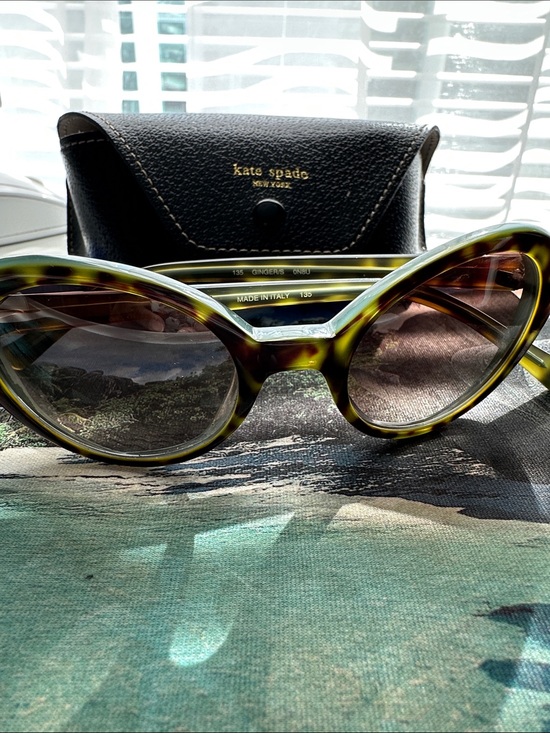 Vintage kate spade Olive Tortoiseshell Women\'s Sunglasses main image 5